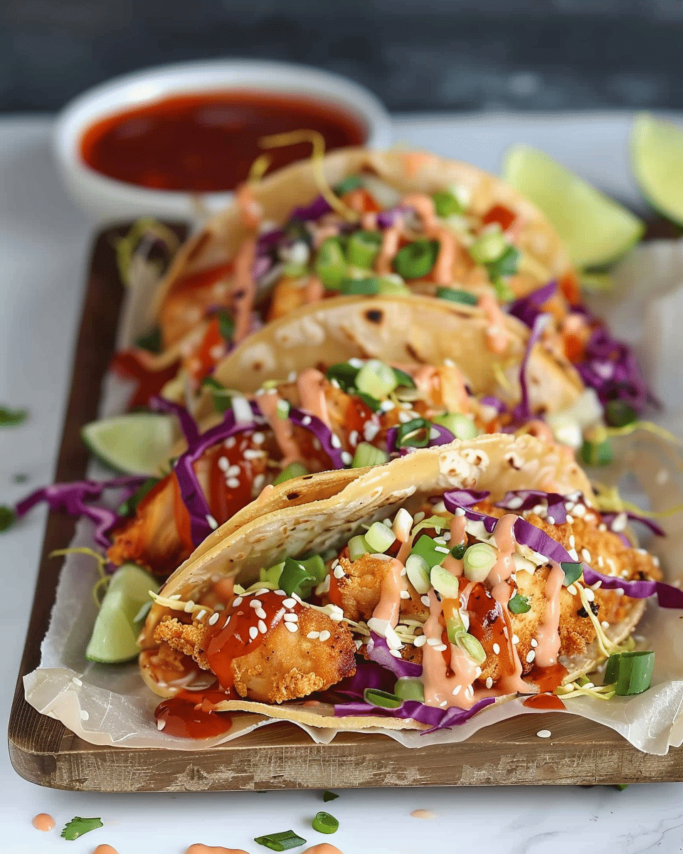 Chicken Wonton Tacos Recipe