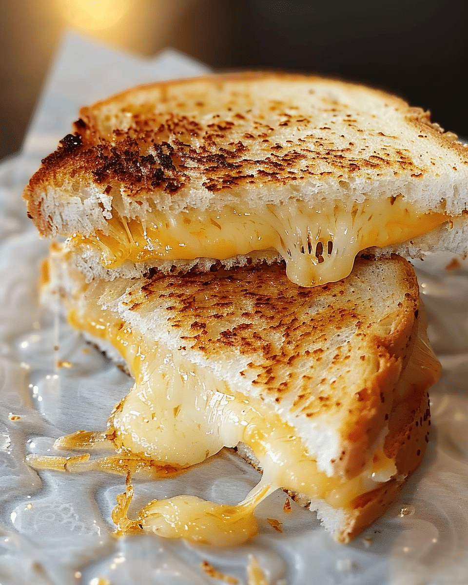 Crustless Grilled Cheese