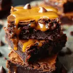 Decadent Caramel Brownies