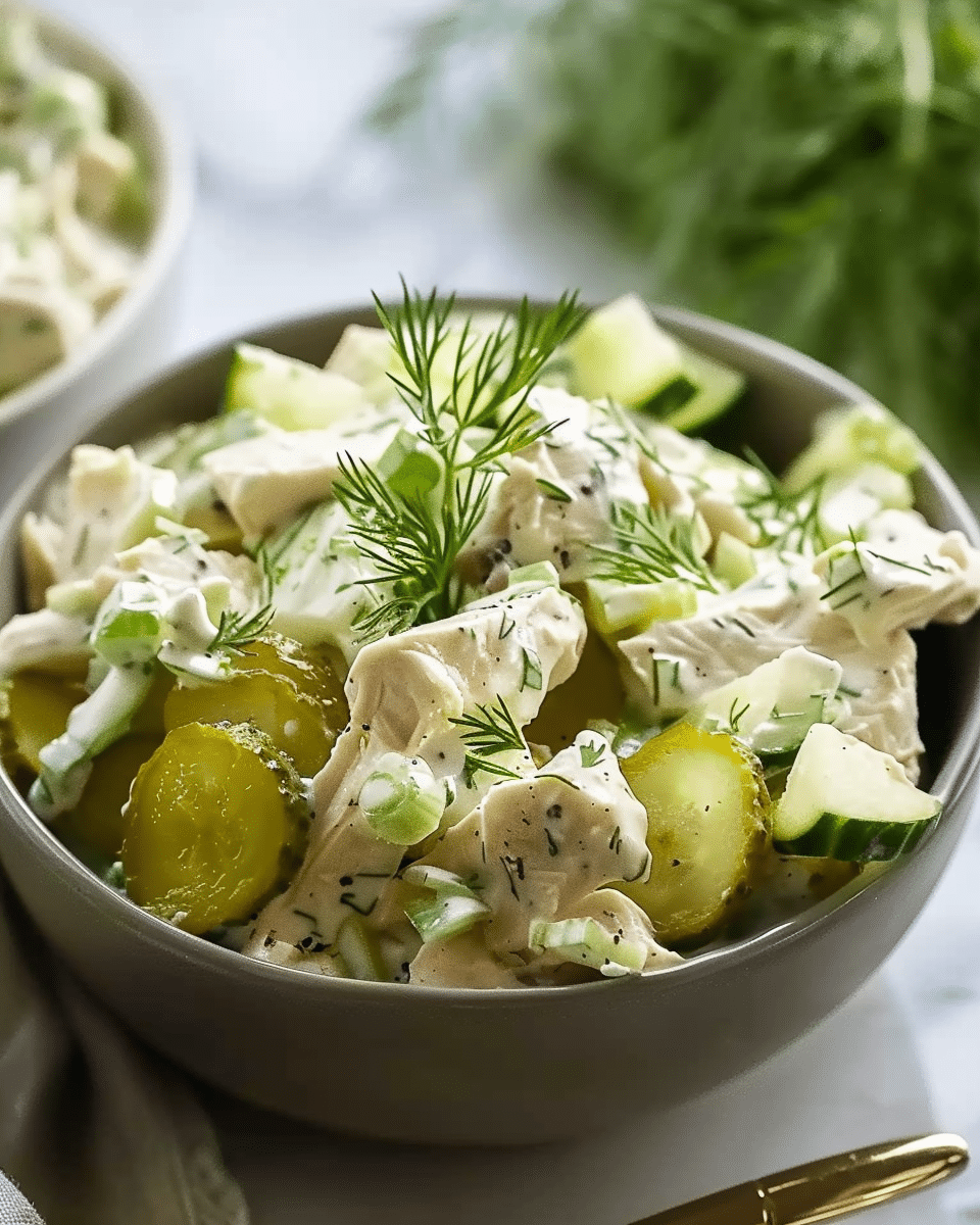Dill Pickle Chicken Salad