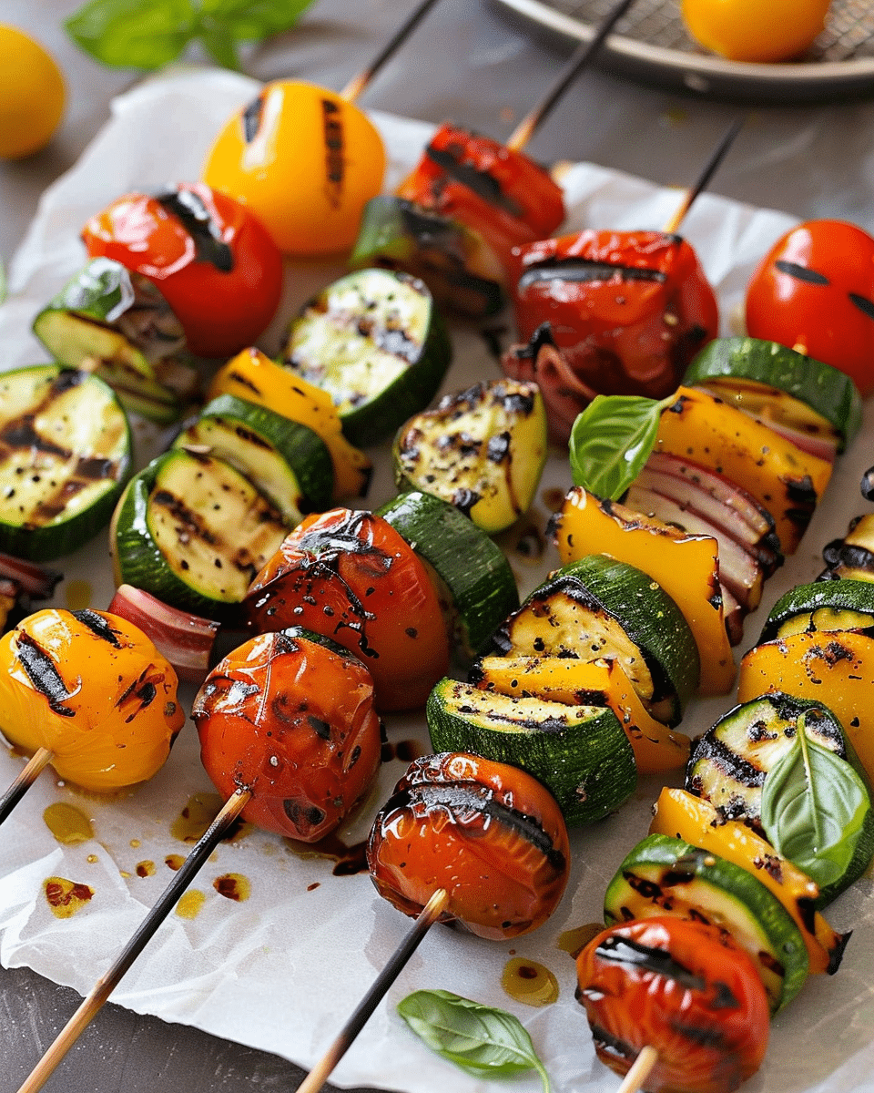 Easy Grilled Veggie Skewers: 10-Minute Summer Fix