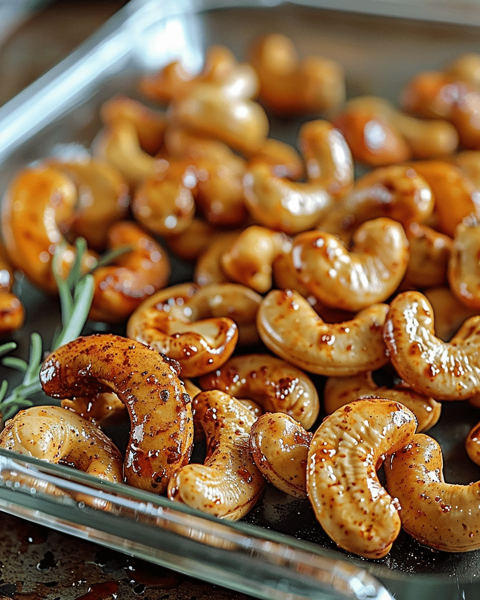 Hot Honey Roasted Cashews