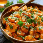Hot-Honeyed Sweet Potato Salad