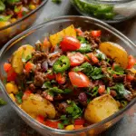 Irresistible Chipotle Beef Potato Bowls