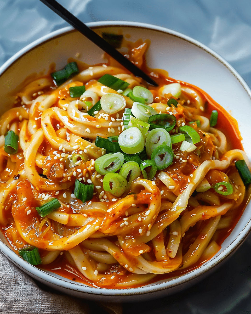 Kimchi Udon with Scallions: An Incredible Ultimate Recipe