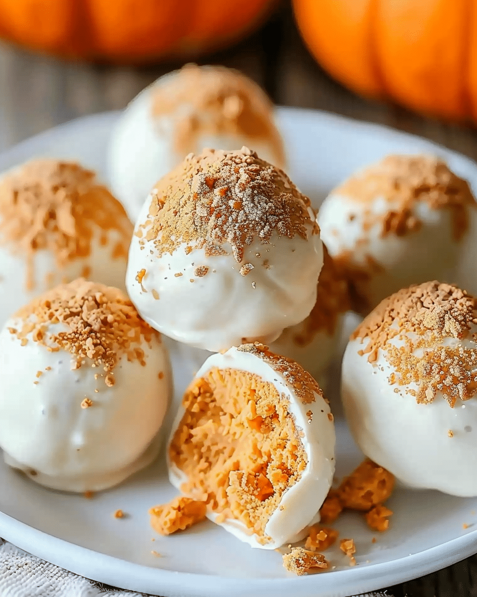 No-Bake Pumpkin Cheesecake Balls: Easy Fall Dessert Recipe