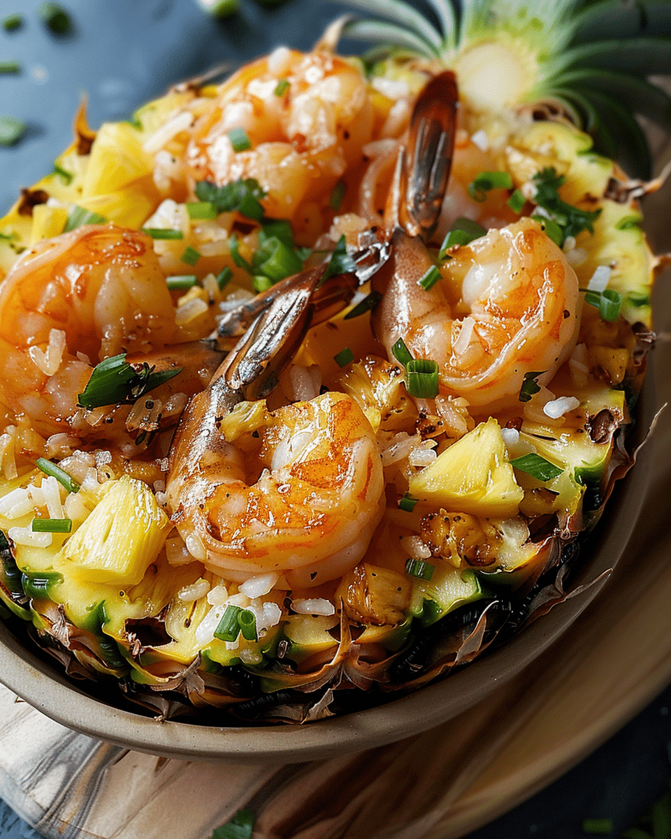 Pineapple Shrimp Luau