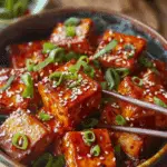 Quick & Easy Spicy Gochujang Sesame Tofu Recipe