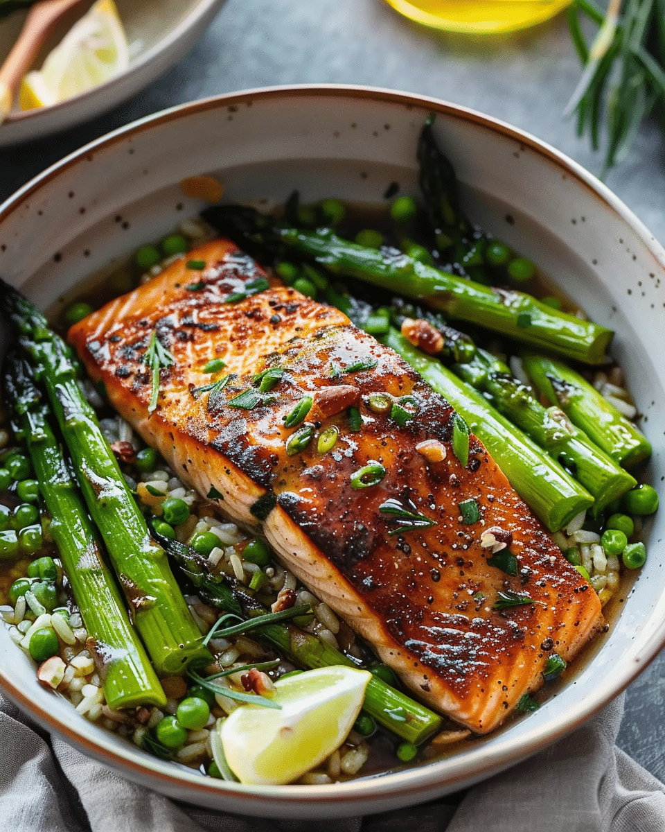 Salmon Bowls with Asparagus: An Amazing Ultimate Recipe
