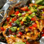 Santa Fe Chicken Foil Packets
