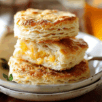 Sausage Cheese Butter Swim Biscuits