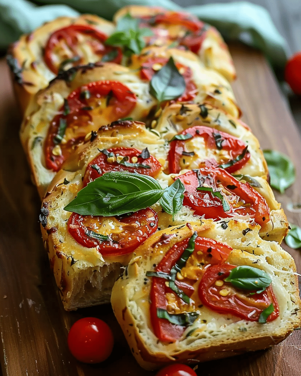Savory Caprese Bread: A Fresh Italian Bread