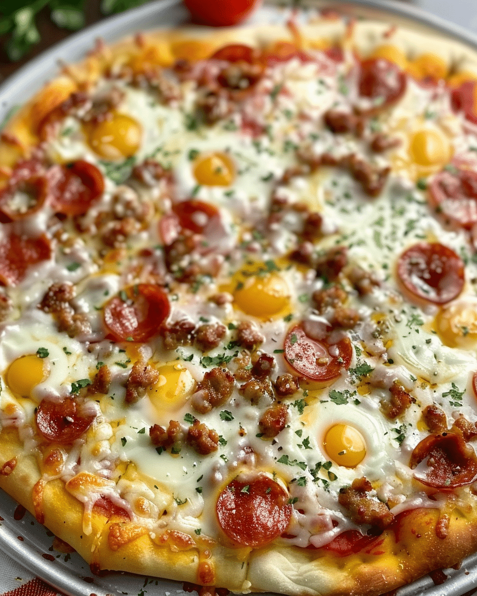 School Breakfast Pizza