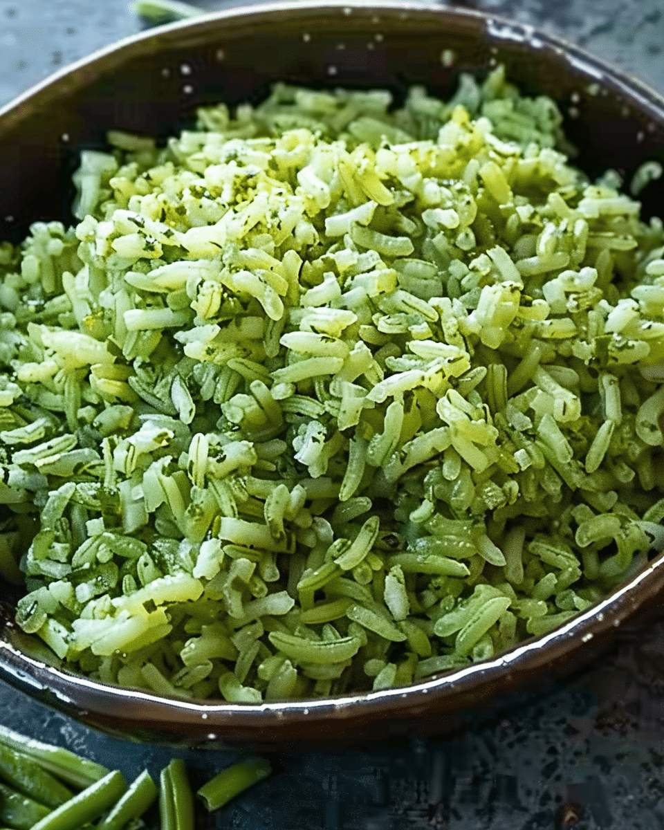 Spicy Green Rice: An Amazing Ultimate Side Dish for Any Dinner