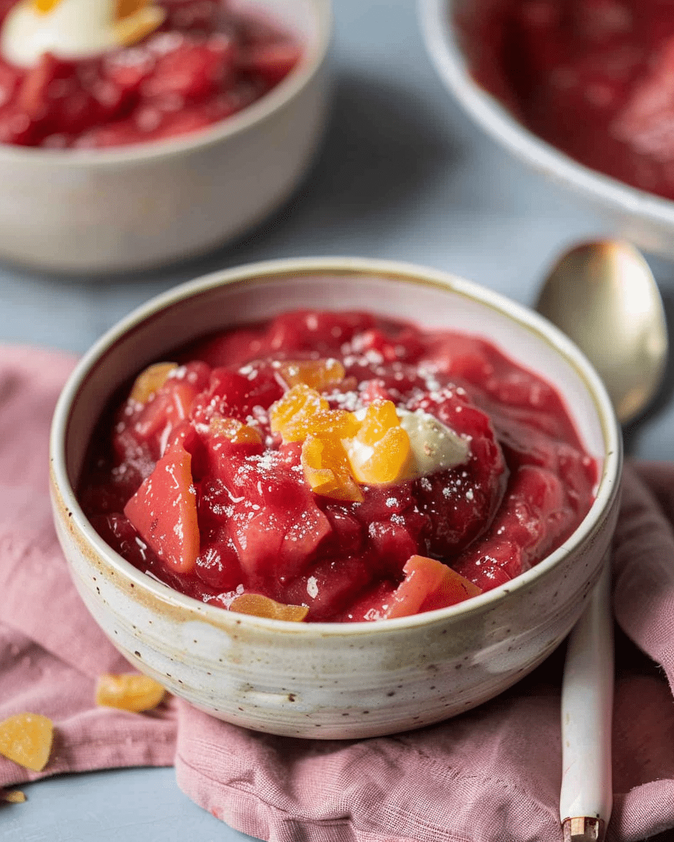 Stewed Rhubarb Recipe