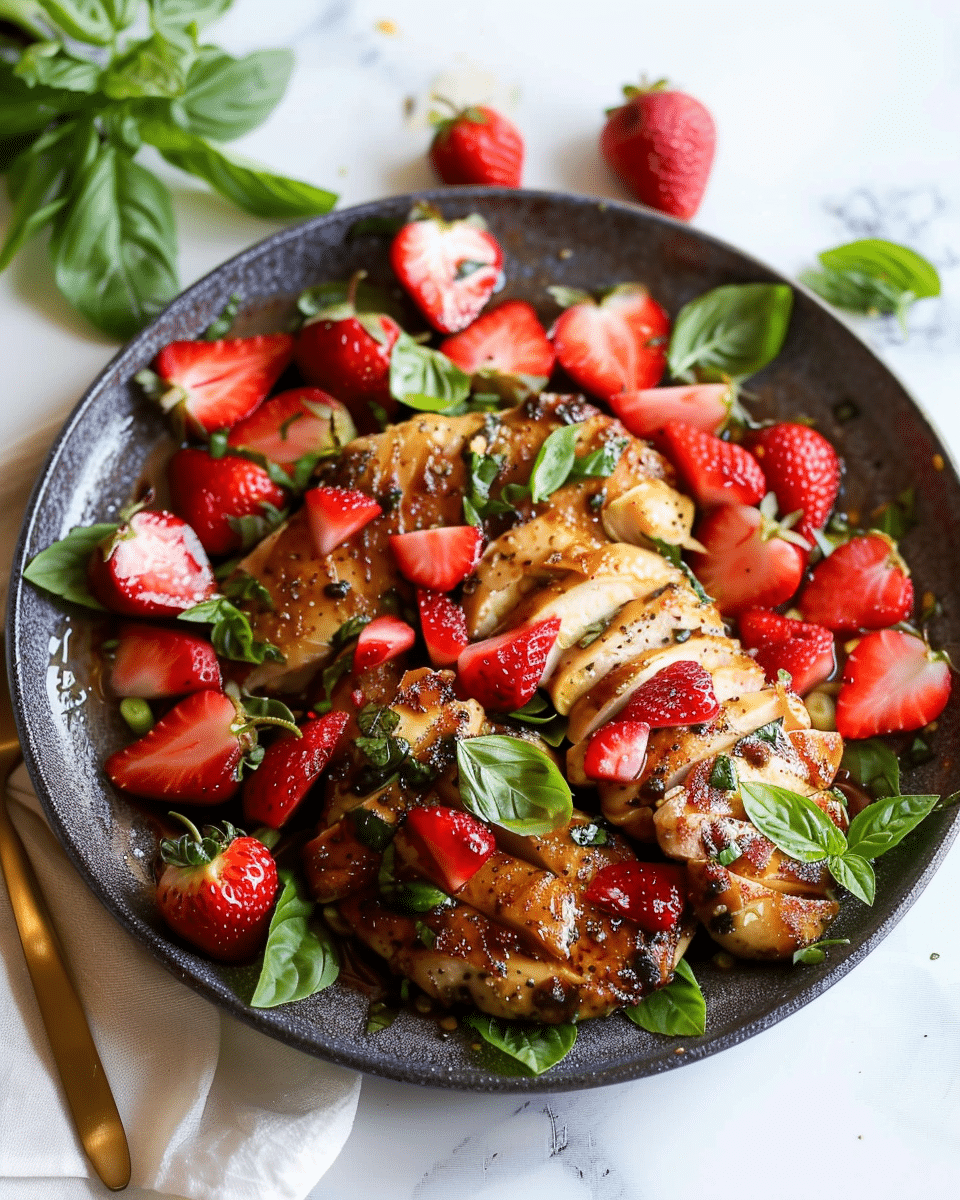 Strawberry Basil Chicken Recipe