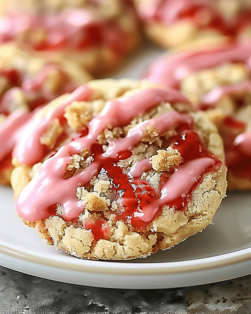 Strawberry Crunch Cookies