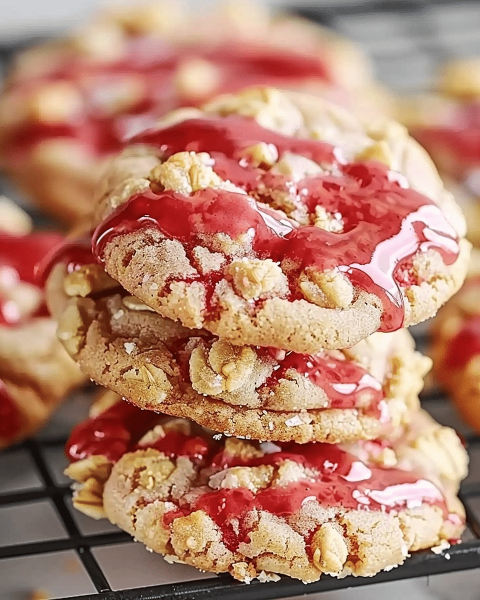 Strawberry Crunch Cookies