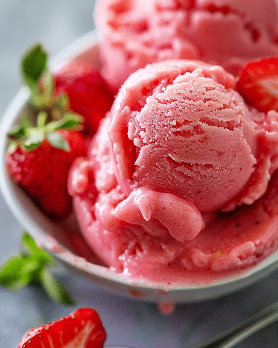 Strawberry Sorbet