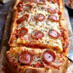 Stuffed Pepperoni Pizza Bread