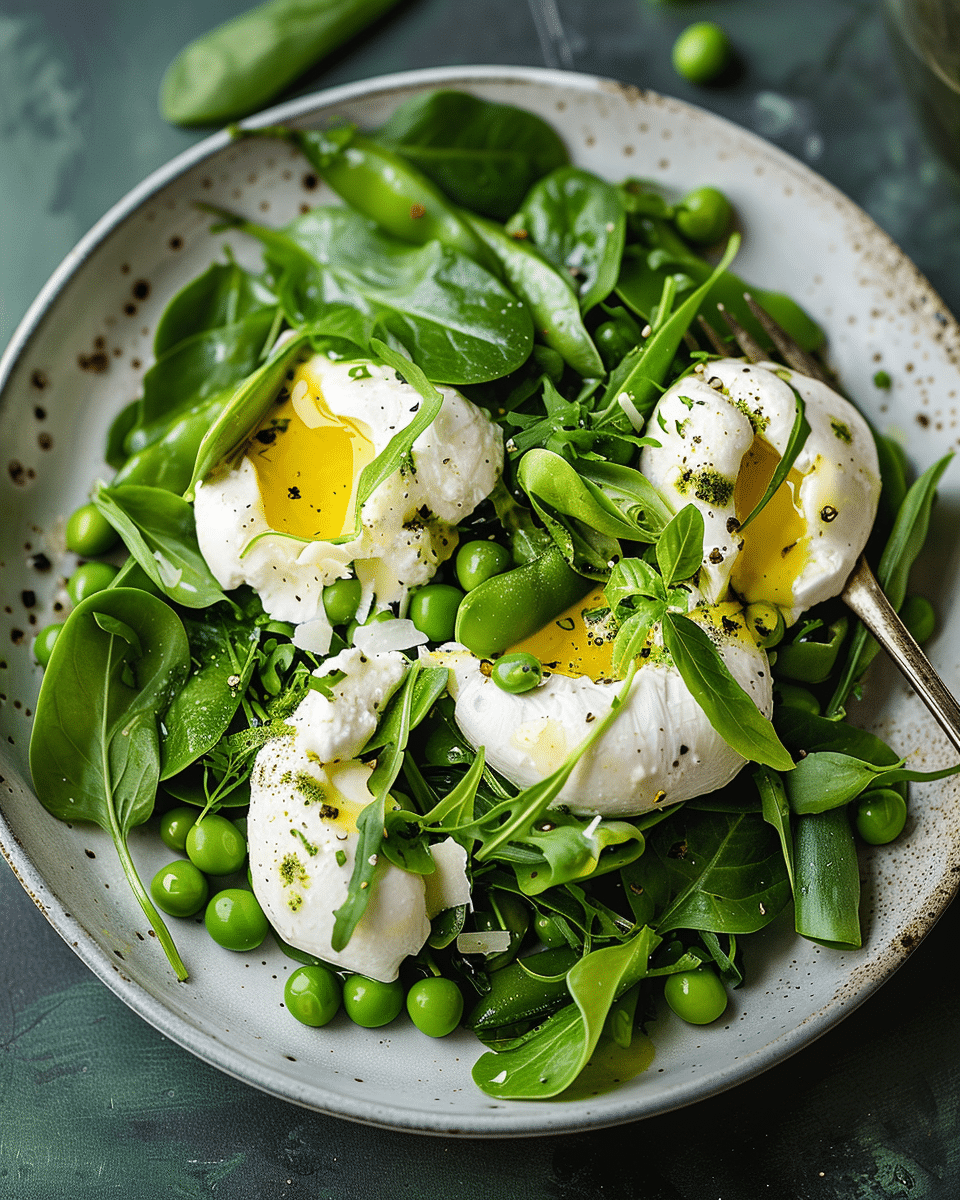 Sugar Snap Pea and Burrata Salad
