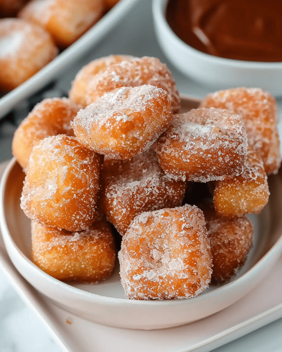Sweet Air Fryer Churro Bites