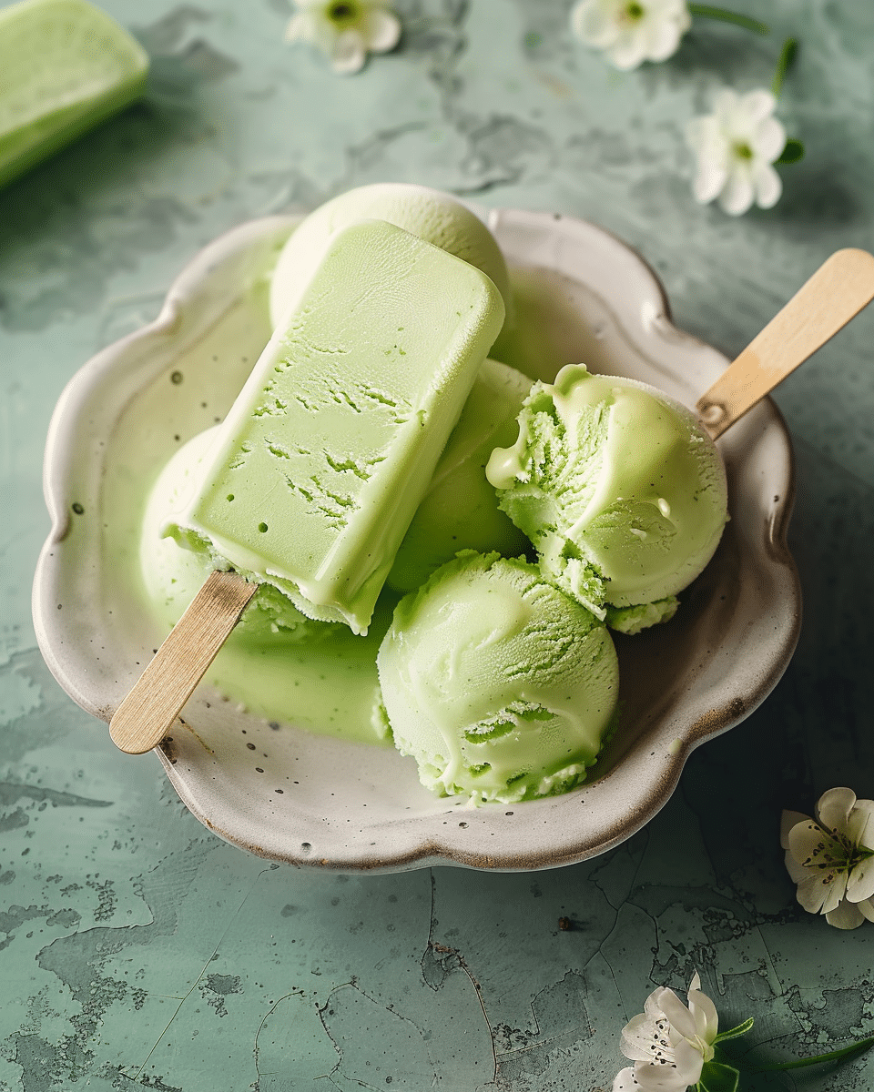 Vegan Honeydew Ice Cream