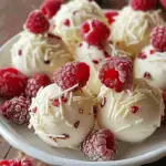 White Chocolate Raspberry Cheesecake Balls 3 White Chocolate Raspberry Cheesecake Balls