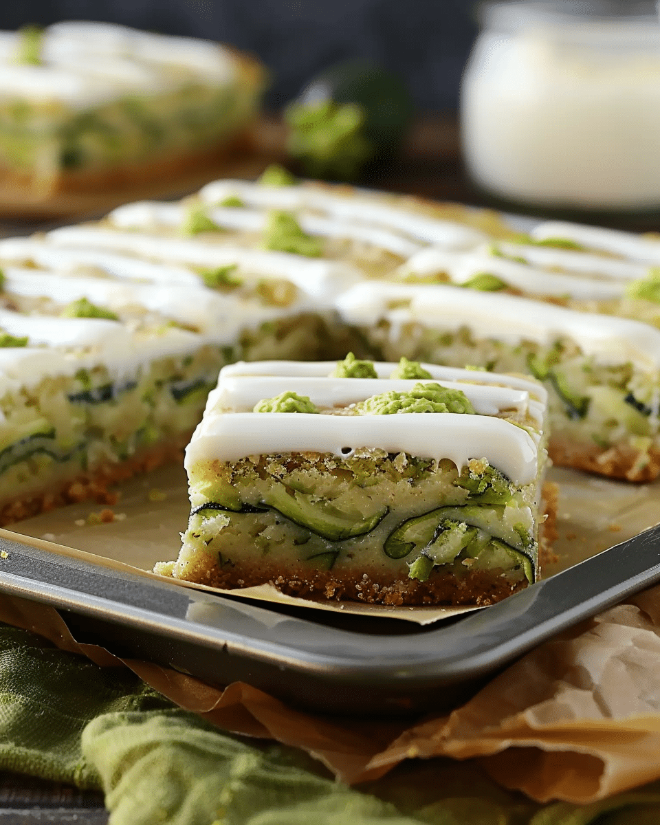 Zucchini Bars with Cream Cheese Frosting