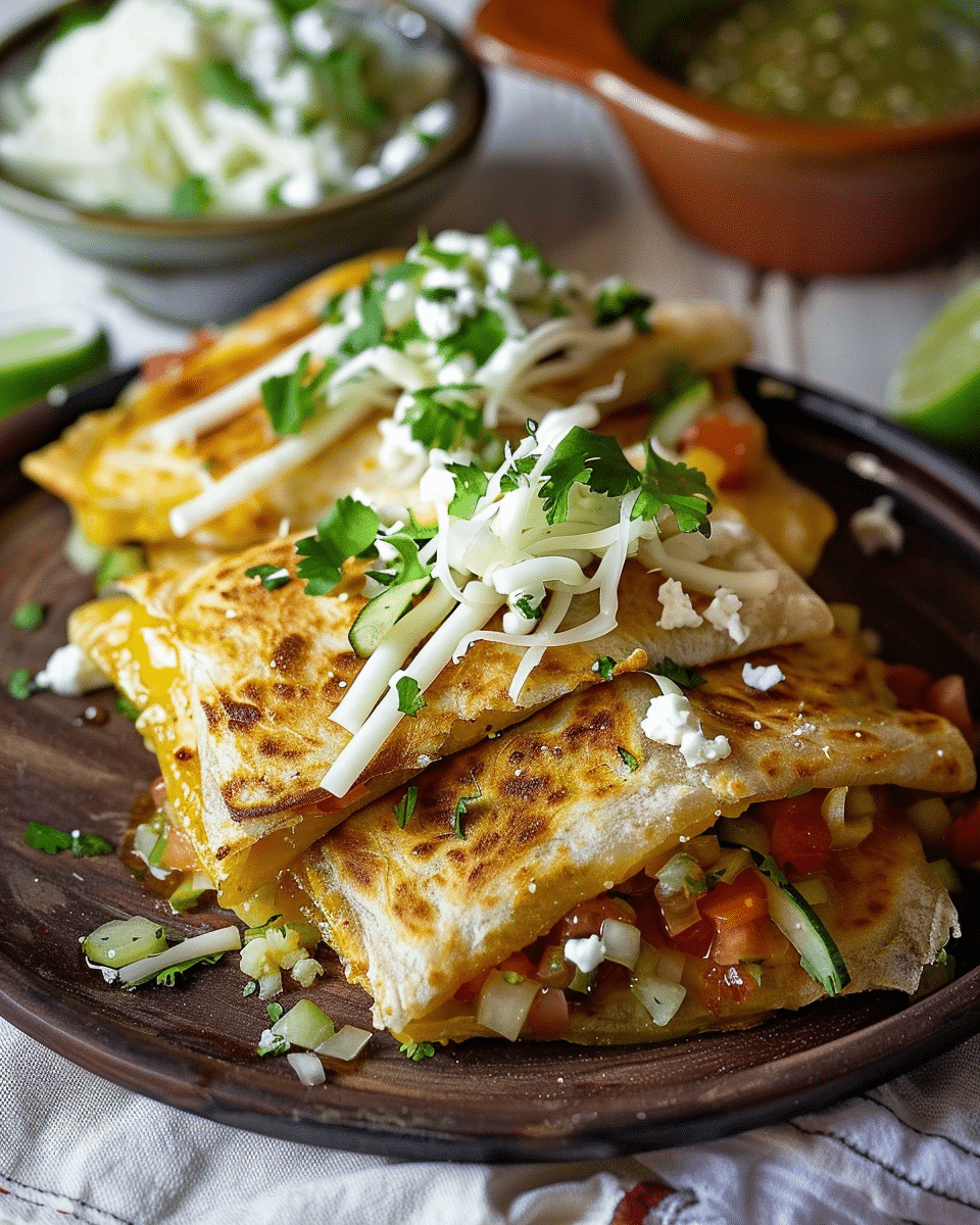 Potato Quesadillas (Quesadillas de Papas): Crispy, Cheesy, and Full of Flavor