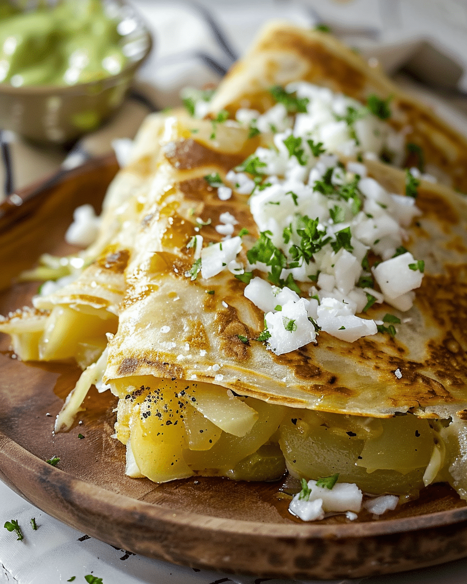 Potato Quesadillas (Quesadillas de Papas): Crispy, Cheesy, and Full of Flavor