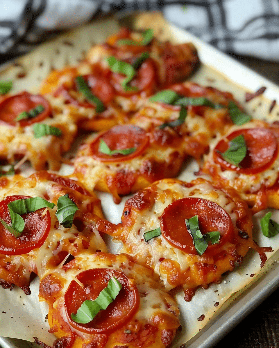 4-Ingredient Pepper Pizza Bites