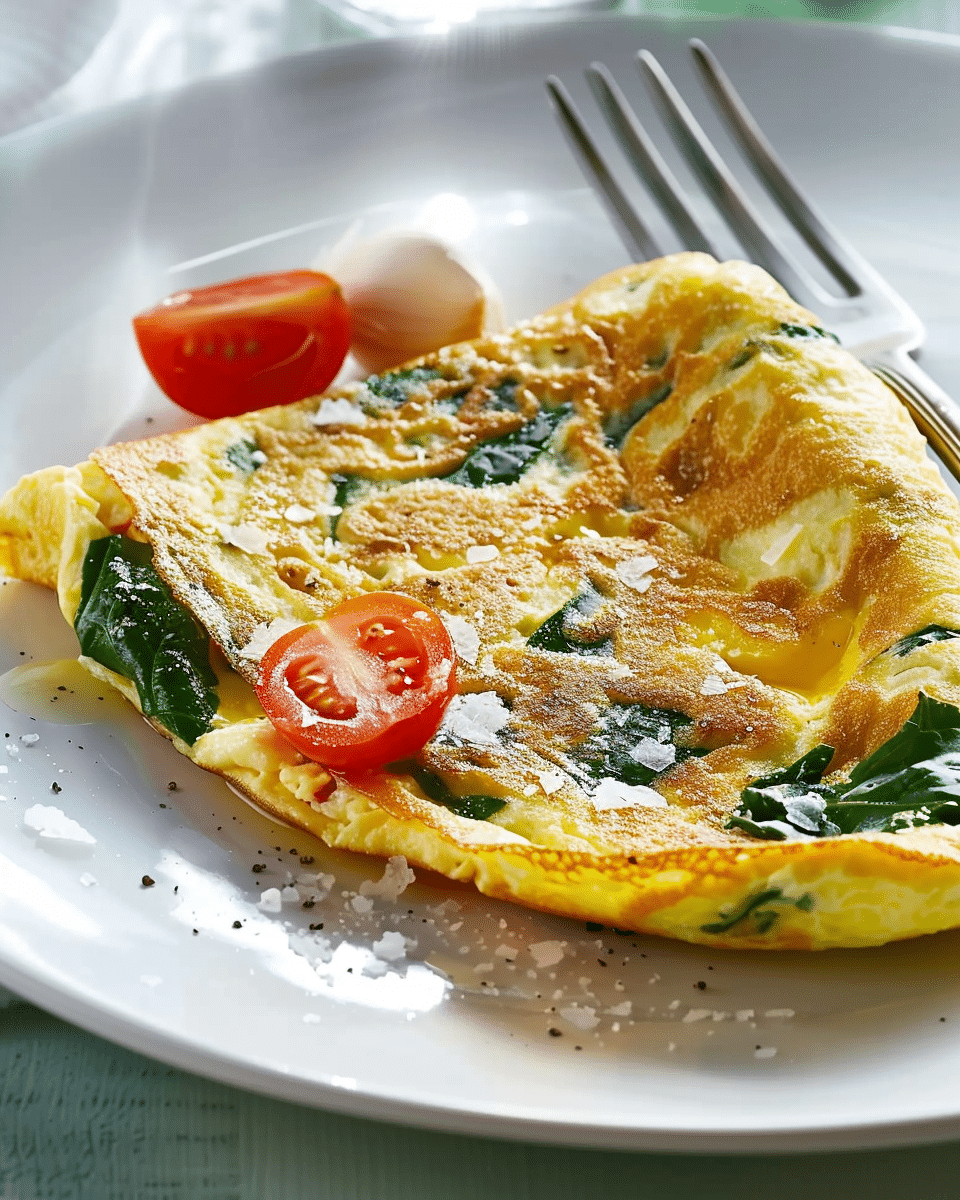Baby Spinach Omelet