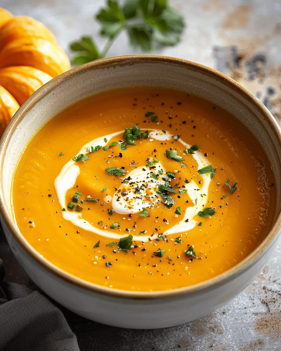 Creamy Classic Pumpkin Soup Recipe Everyone Loves