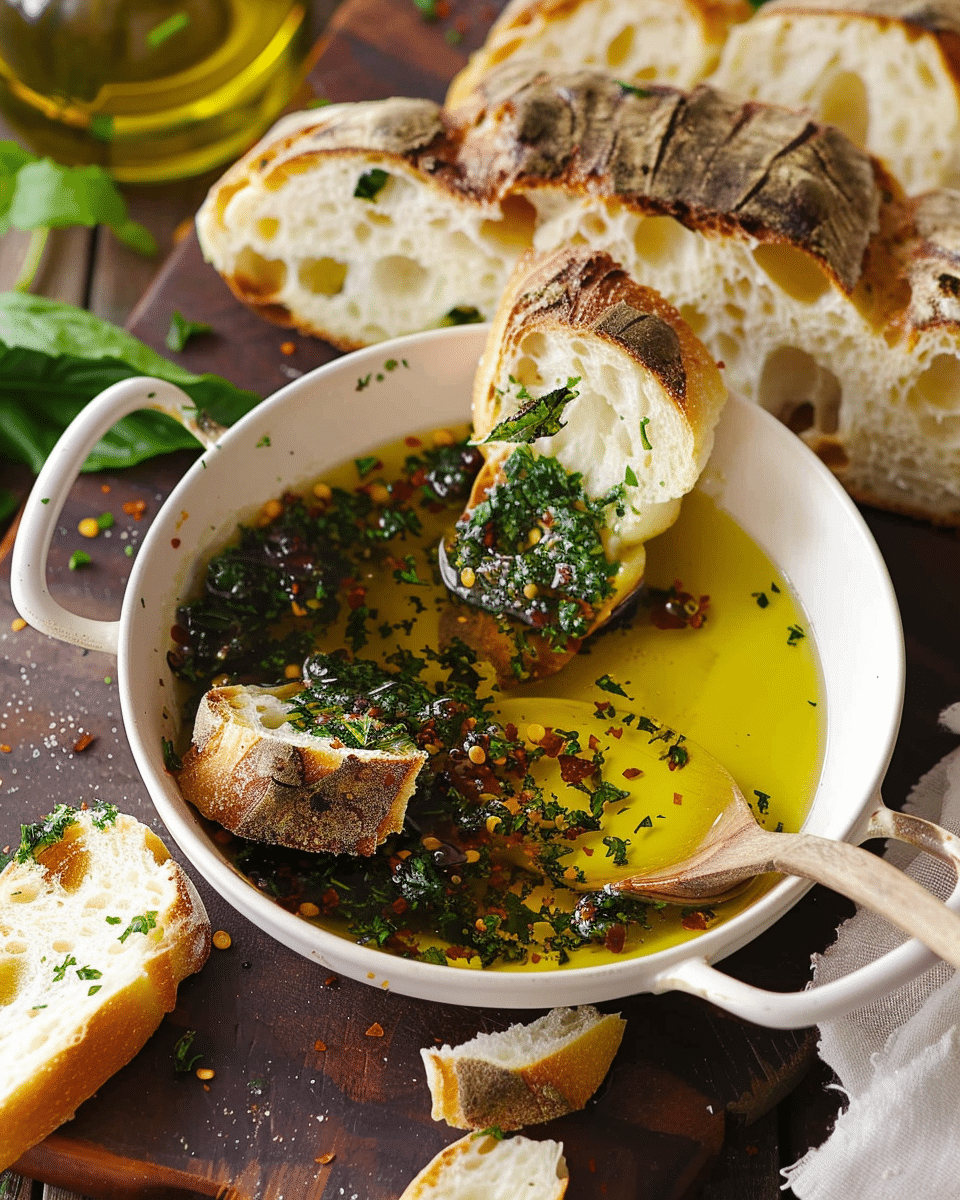 Bread Dipping Oil (Ready in 10 Minutes)