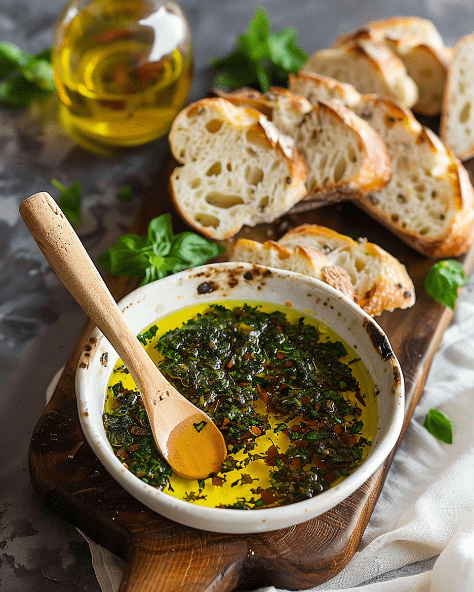 Bread Dipping Oil (Ready in 10 Minutes)