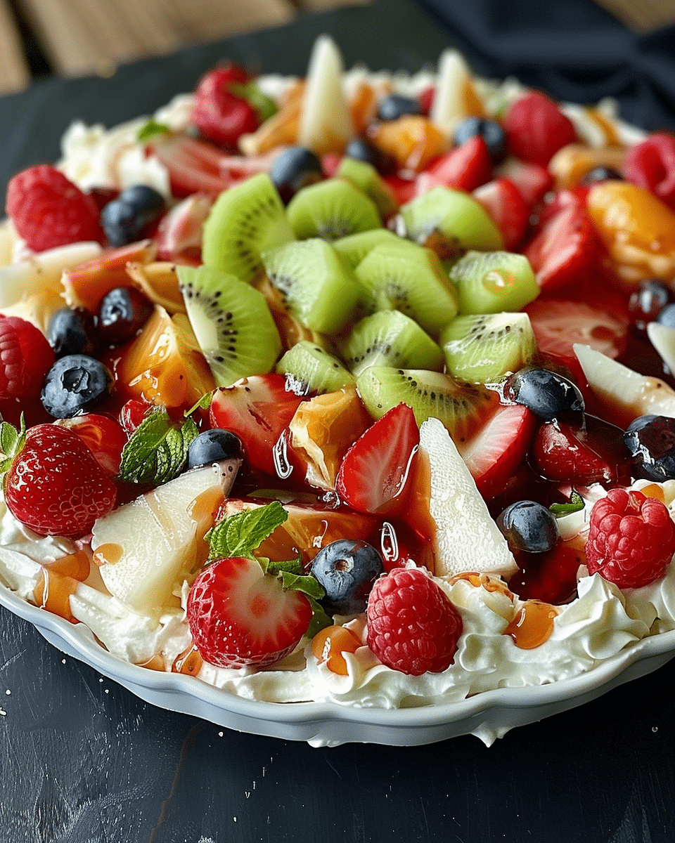 Easy Cheesecake Fruit Salad
