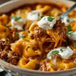 Cheesy Beef Enchilada Tortellini