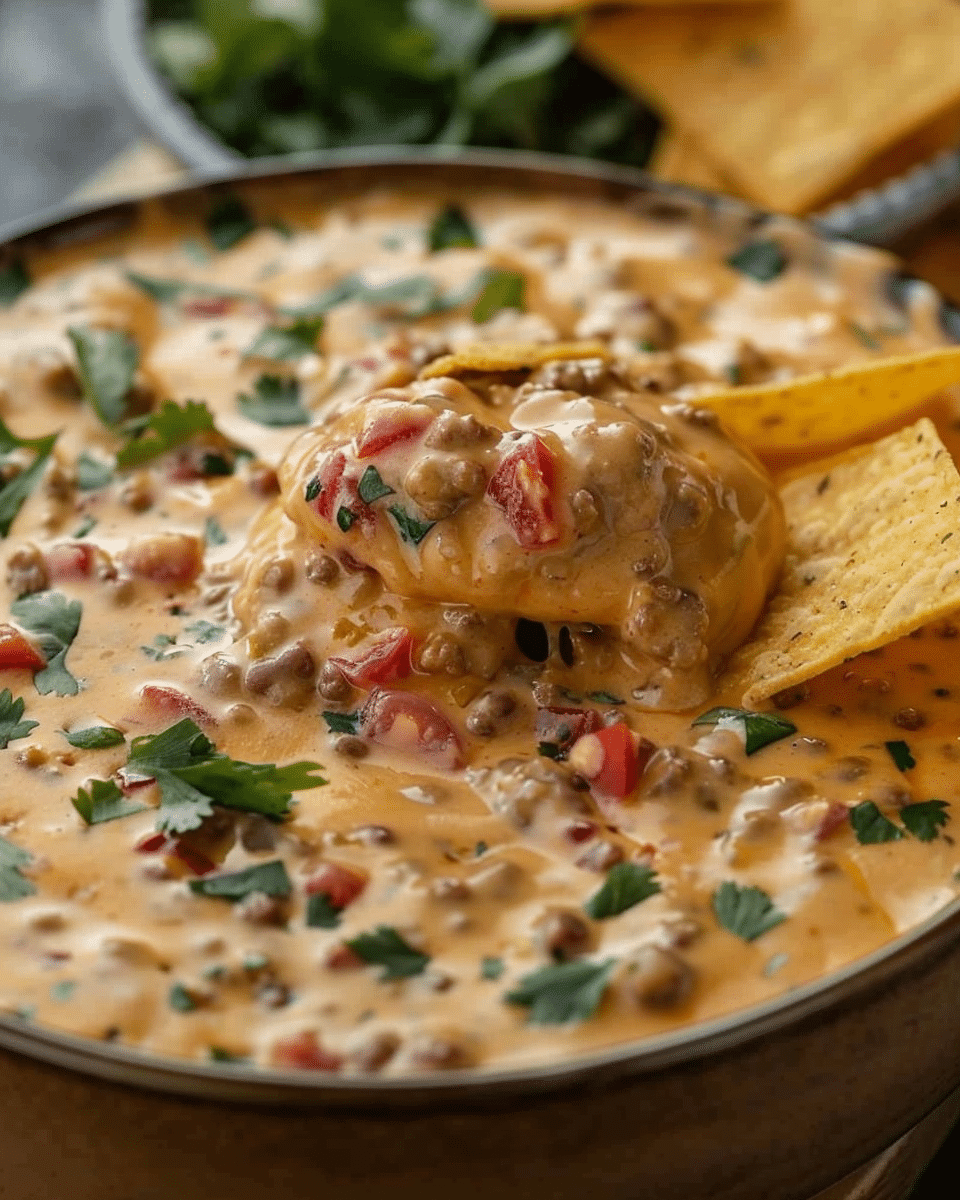 Cheesy Rotel Ranch Queso
