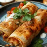 Easy Chicken Chimichangas