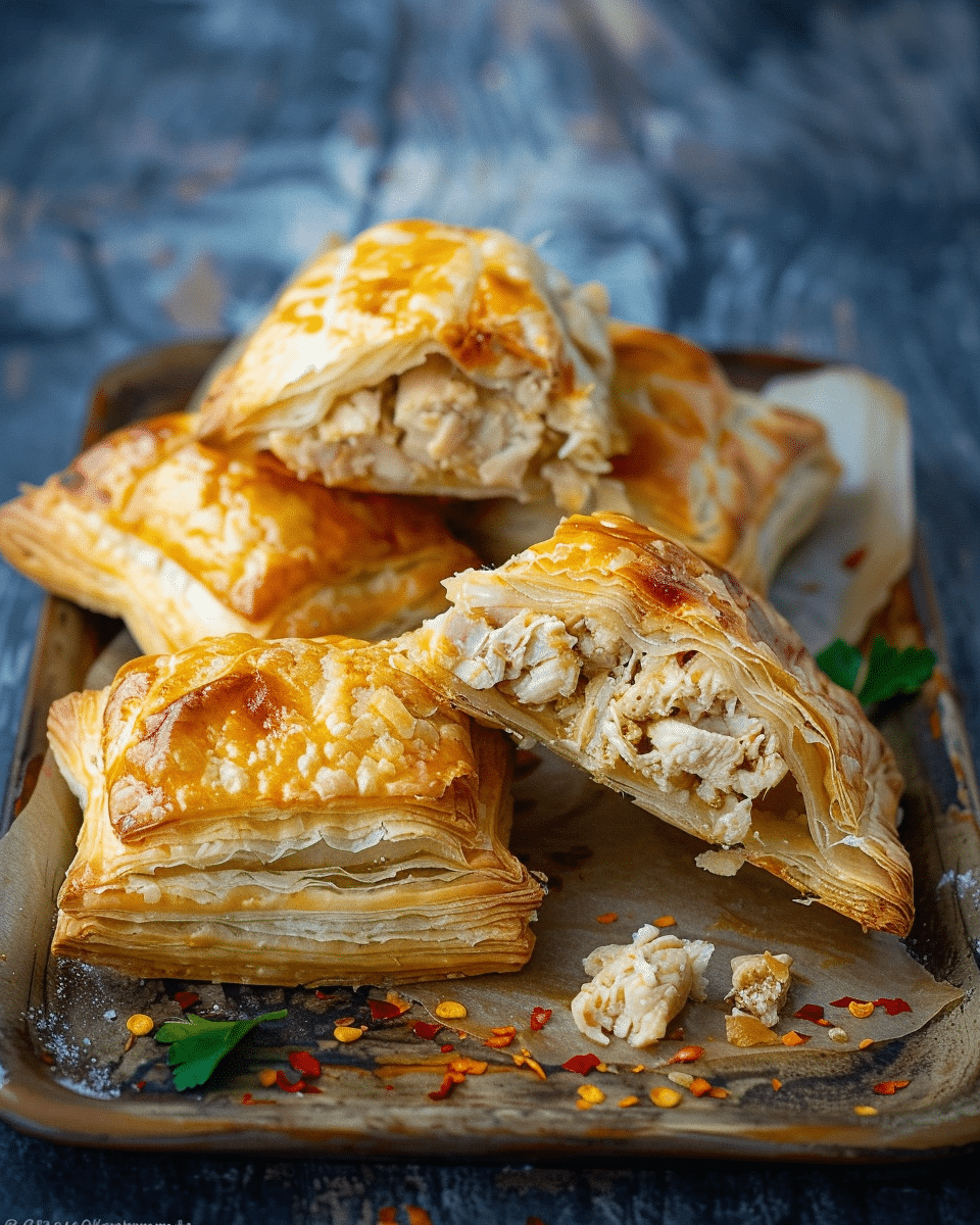 Chicken Puff Pastry Bites
