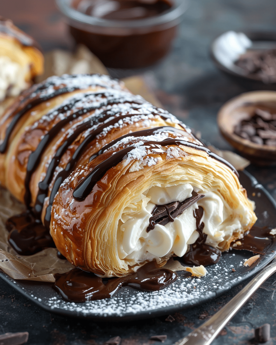 Chocolate Cream Cheese Danish