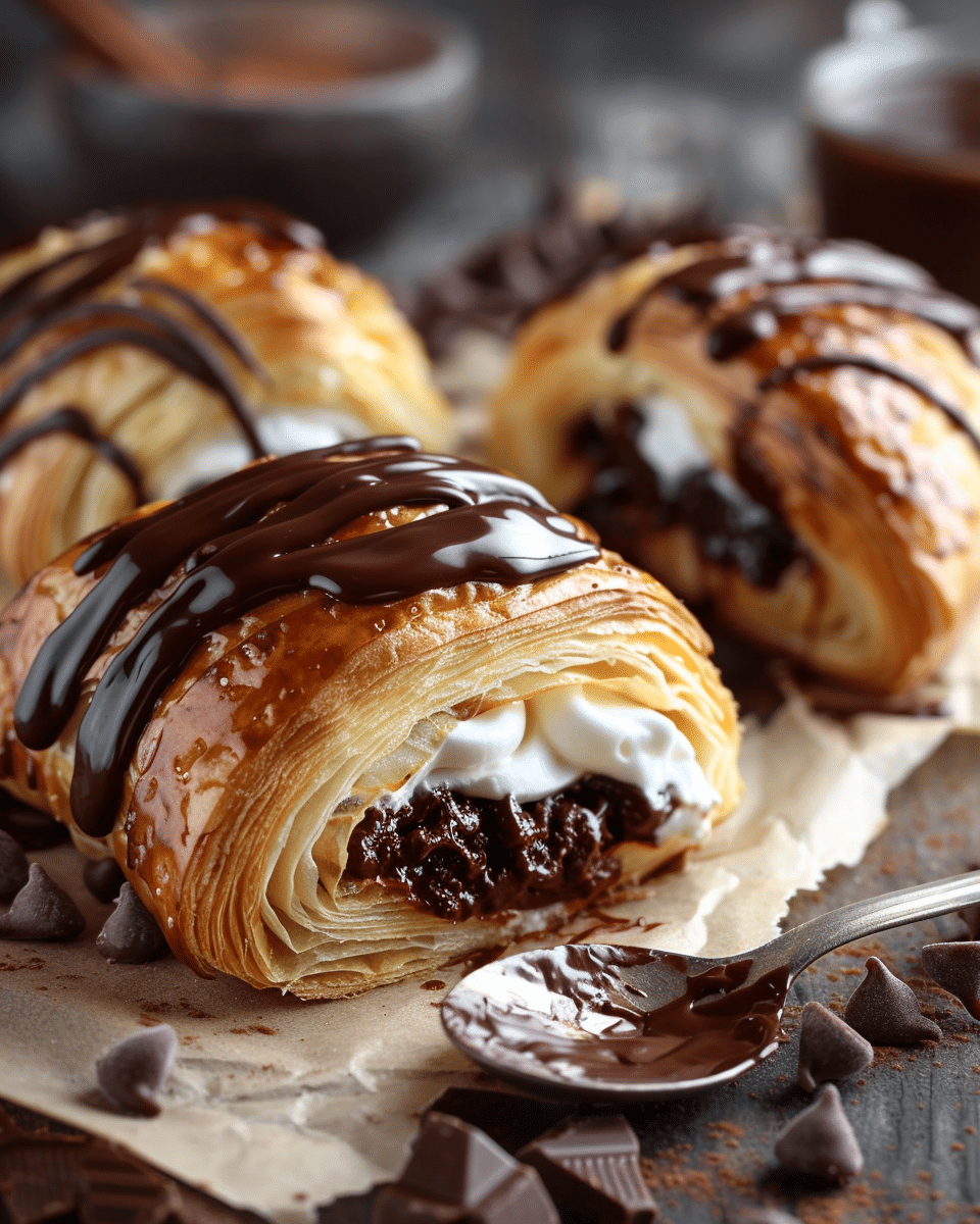 Chocolate Cream Cheese Danish