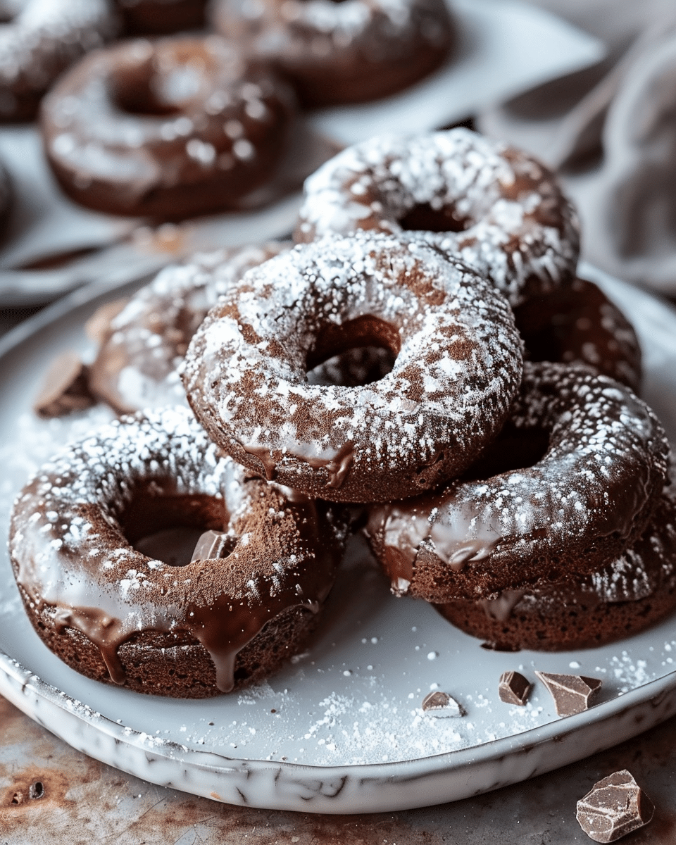 Chocolate Old-Fashioned Donuts