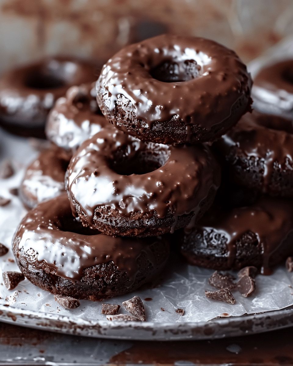 Chocolate Old-Fashioned Donuts