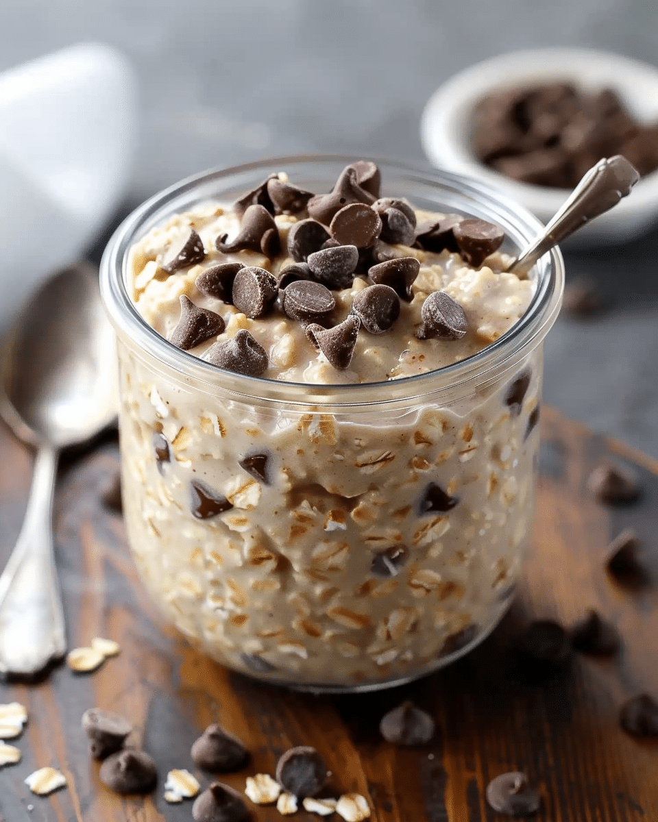 Cookie Dough Overnight Oats Recipe