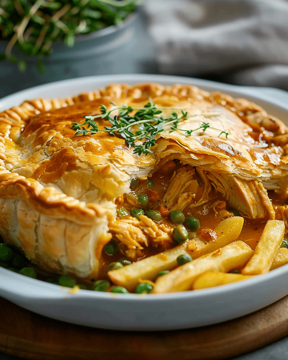 Curried Chicken Pie – Rich, Creamy, and Full of Flavor