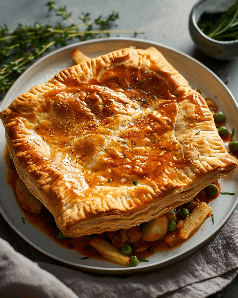 Curried Chicken Pie – Rich, Creamy, and Full of Flavor