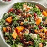 Fall Harvest Salad with Maple Tahini Dressing