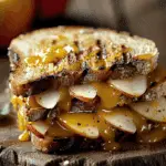 Grilled Apple Cheddar Mustard Sandwich